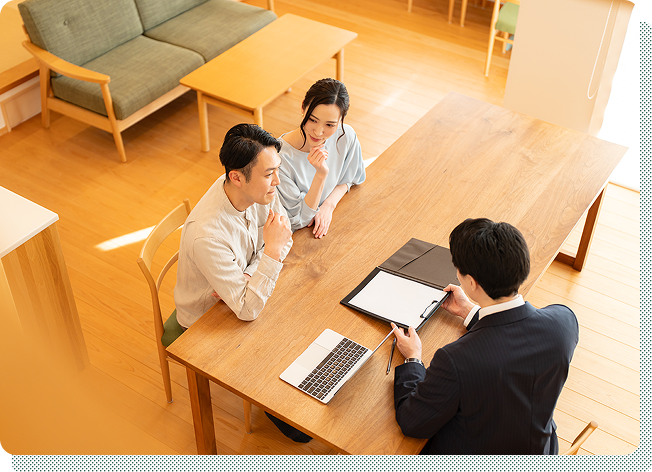 お客様との打ち合わせ風景