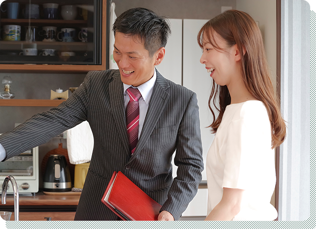 笑顔のスタッフ