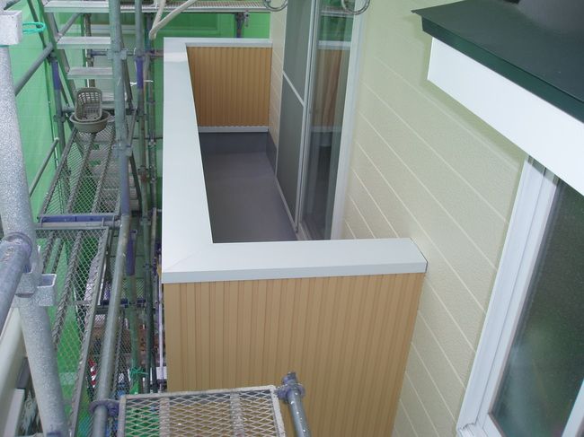 外装工事（ベランダ防水塗装）